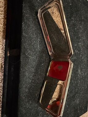 Vintage 1940’s Compact Palette with Built-in Mirror -